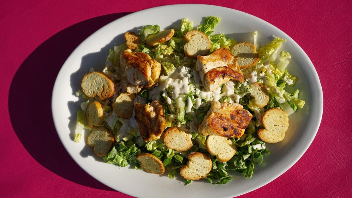 Chicken Caesar salad at TaKitos Mexican Restaurant in Hollywood, FL 33020